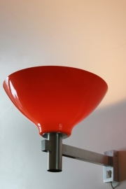 Oranje vintage muurlamp / Orange vintage wall lamp [sold]