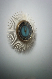 Zonnenstraal brocante klok / Sunbeam brocante clock [sold]