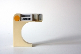 Sixties verstelbaar kalendertje / Sixties adjustable calender [verkocht]