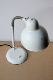 Grijze vintage bureaulamp /  Gray Vintage Desklamp