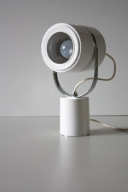 Sixties wit bureaulampje / Sixties white desklamp [sold]