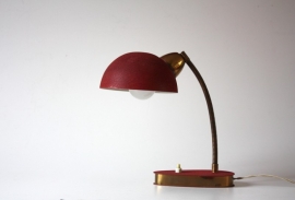 Leeslampje rood ´40  /  Reading lamp `40 [sold]