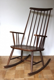 Schommelstoel deense stijl / Rocking chair danish style [verkocht]