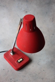 Rood Japans bureaulampje / Red Japanese Office light