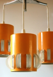 Driedelige sixties hanglamp / Three-piece sixties pendant [sold]