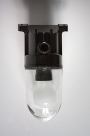 Bakelite brocante buitenlamp / Bakelite brocante outdoor lamp [verkocht]