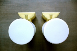 Keramische wandlampjes `60 / Ceramic wall lights `60 [sold]