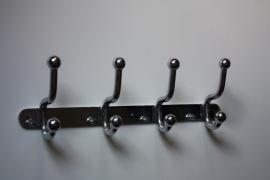 Verchroomde stevige kapstok / Chromed solid coat rack [verkocht]