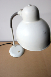 Grijze vintage bureaulamp /  Gray Vintage Desklamp