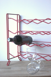 Wijnrek Tomado Rood / Winerack Tomado Red   [sold]