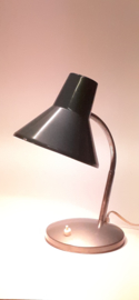 Vintage grijsblauw lampje / Vintage gray desklamp