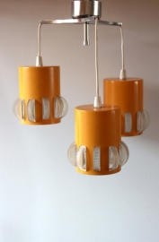 Driedelige sixties hanglamp / Three-piece sixties pendant [sold]