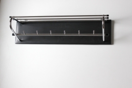 Kapstok chroom zwart / Coat rack chrome black (verkocht)