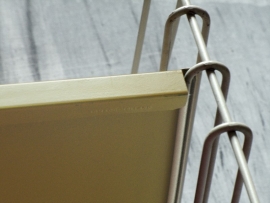 Tomado white vintage wall rack `50  [verkocht]
