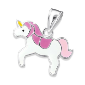 silver unicorn pendant