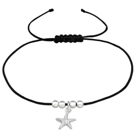 bracelet with silver starfish