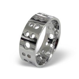 Stalen band ring