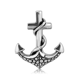 Steel anchor pendant