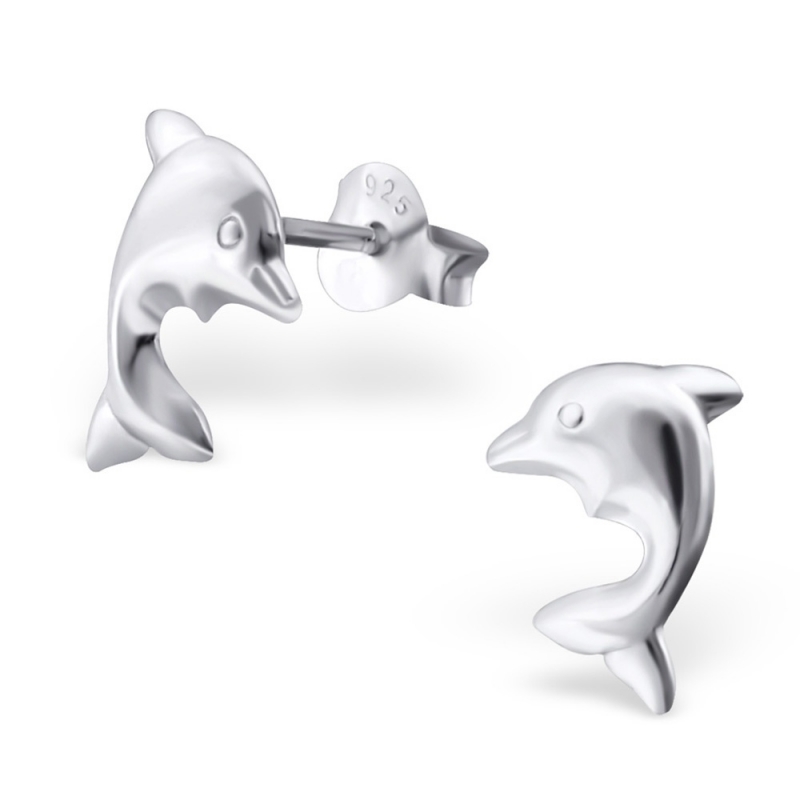 Zilveren dolfijn oorbellen | | Goudkat
