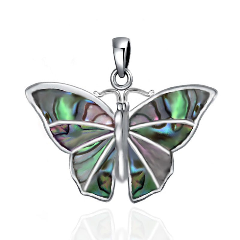 Zilveren vlinder kettinghanger | Kettinghangers | Goudkat