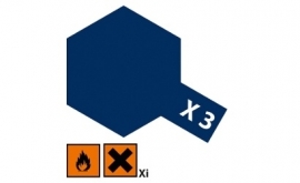 Koningsblauw glanzend X3