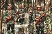U.S. Marines in the Jungle, WWII