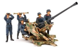 German 3.7cm Flak 37 Anti Aircraft Gun w/ Crew