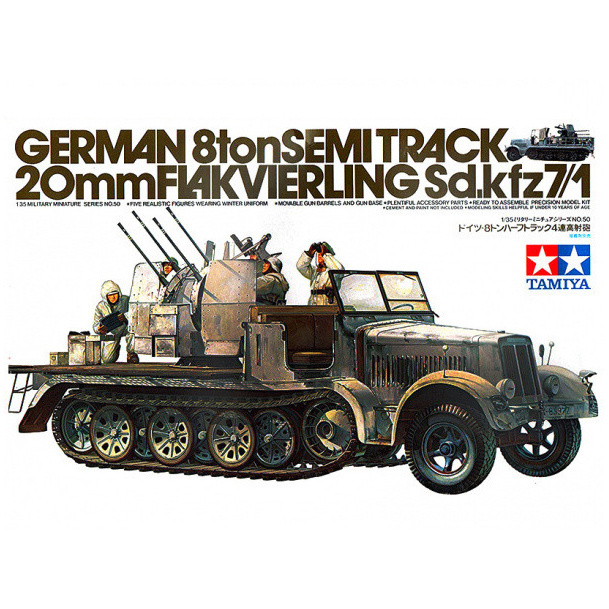 German 8 ton Semitrack 20mm Flakvierling