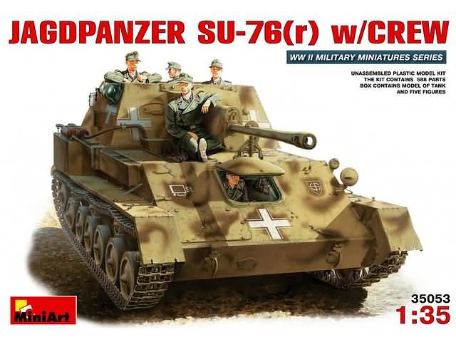 Jagdpanzer SU-76 w/crew