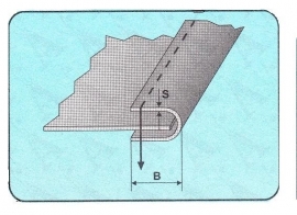 Biezenvouwer F100  (40MM)