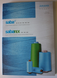 Sabatex Kleurkaart (Garen 100 t/m 250)/Saba C (Garen 30 t/m 150)