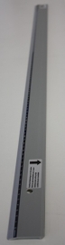Roestvrijstalen liniaal met afsnijdkant (1 meter)