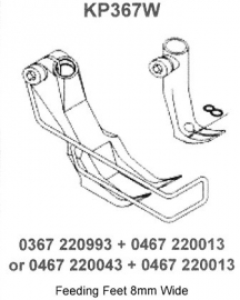 Standaard voetenset KP367W (Immi)