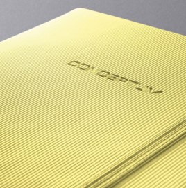 Conceptum || NOTEBOOK hardcover lined: yellow