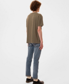 Nudie Jeans || ROFFE T-shirt; Pale Olive