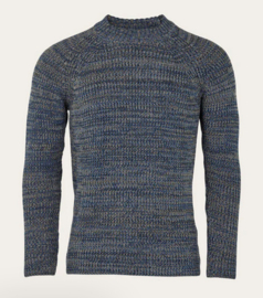 KCA II twisted yarn rib knit: china blue