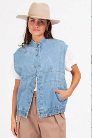 Nathalie Vleeschouwer || DALLAS vest; light denim