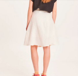 KCA || LAYLA linnen skirt : buttercream -UITVERKOCHT-