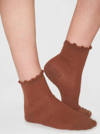 KCA || Babylock edge rib socks; tiramisu
