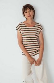 SKFK II ATALIA tee: nude stripes