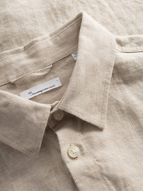 KCA || LS shirt linen; light feather gray