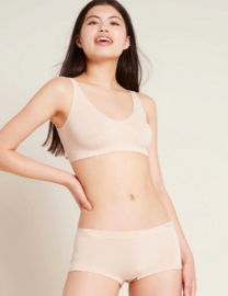 Boody || Shaper crop bra; nude