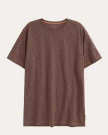 KCA || Tee narrow striped brown