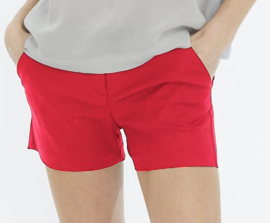 Bellamy Gallery || DAISY shorts: OxBlood Red 