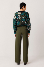 SKFK || NEKANE trouser; deep green 