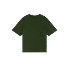 Thinking Mu || ROY tee hemp; bottle green