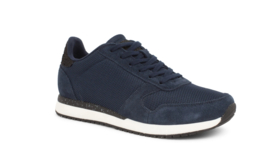 WODEN || YDUN suede mesh: navy