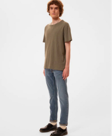 Nudie Jeans || ROFFE T-shirt; Pale Olive