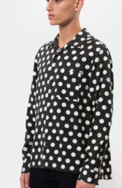 Nudie Jeans || VIDAR blouse: dots black