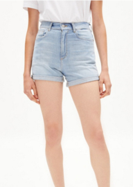 Armed Angels II SILVAA hemp jeans short: mineral blue